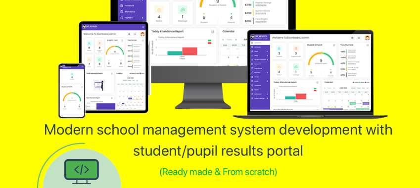 School Management System With Bonus Mobile App