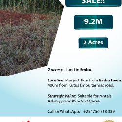 PRIME LAND SALE_EMBU