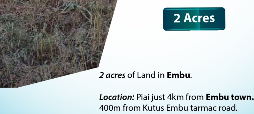 PRIME LAND SALE_EMBU