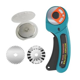 Effortless 45mm Rotary Cutter for Cloth, Leather, Paper