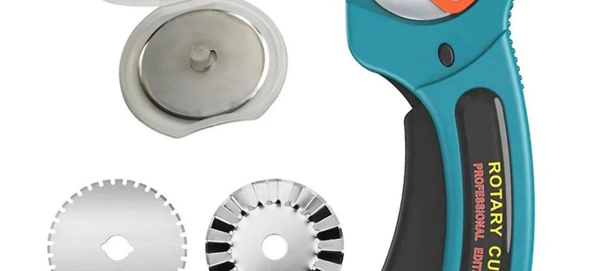 Effortless 45mm Rotary Cutter for Cloth, Leather, Paper