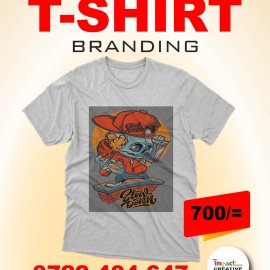 CUSTOM CASUAL TSHIRT BRANDING IN KENYA